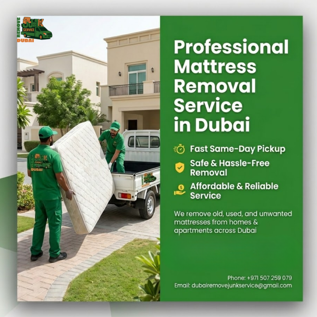 Professional Mattress Removal Service in Dubai