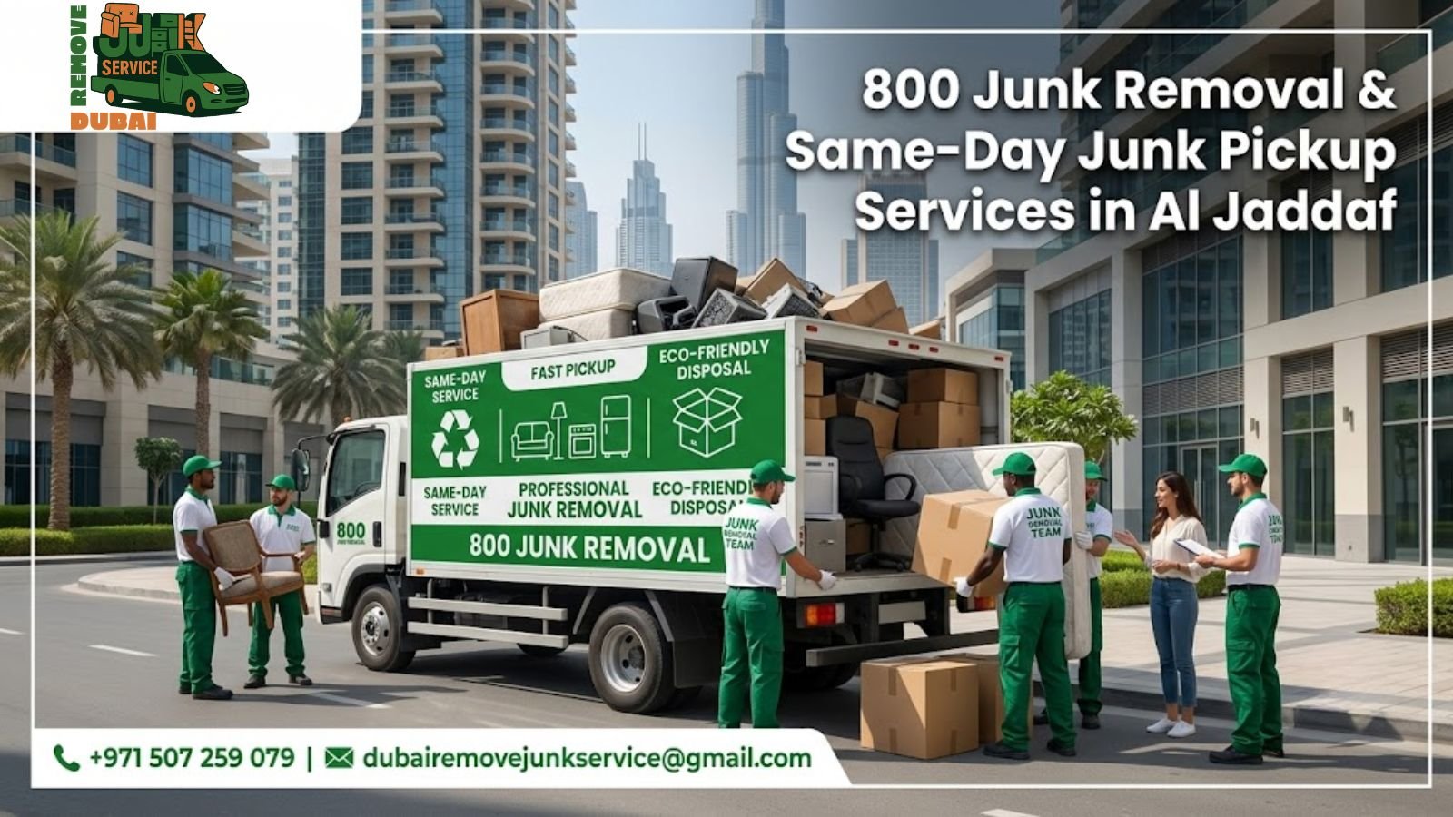 Same Day Junk Pick up Al Jaddaf