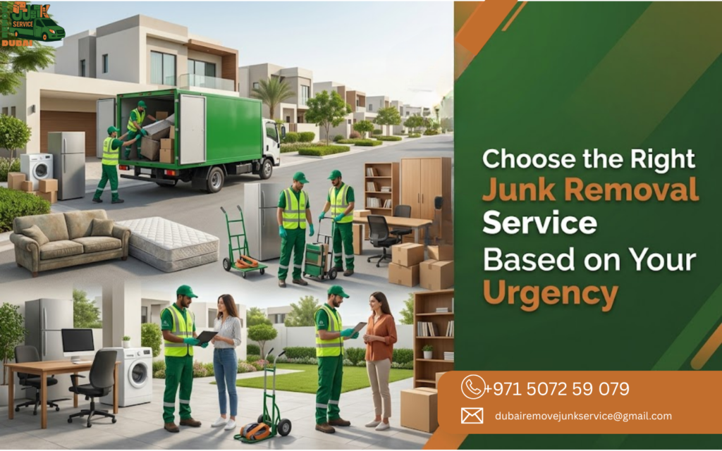 Choose the Right Junk Removal Service Based on Your Urgency