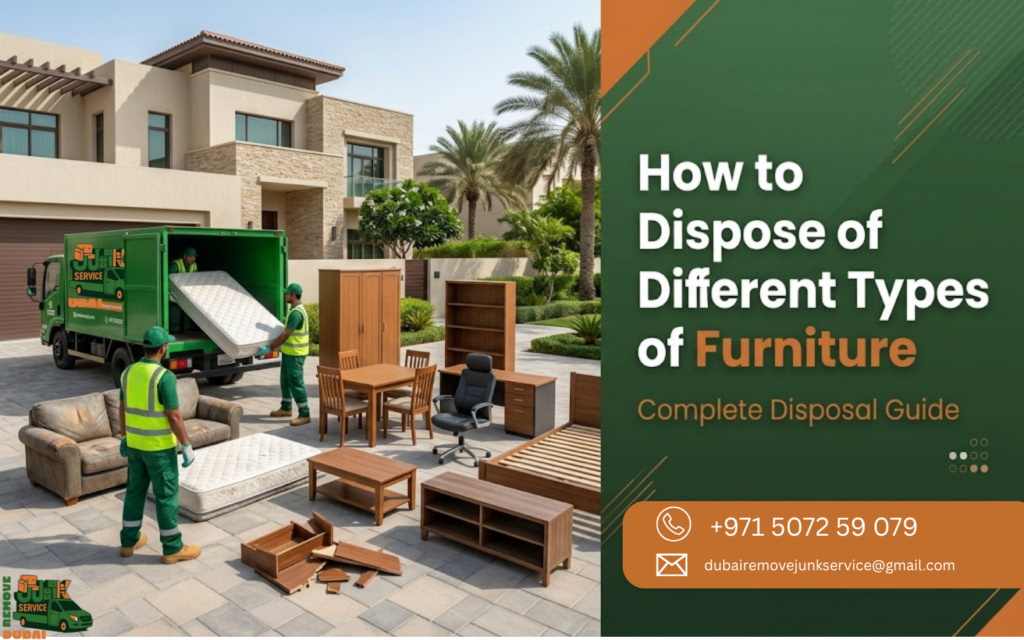 How to Dispose of Different Types of Furniture Complete Disposal Guide