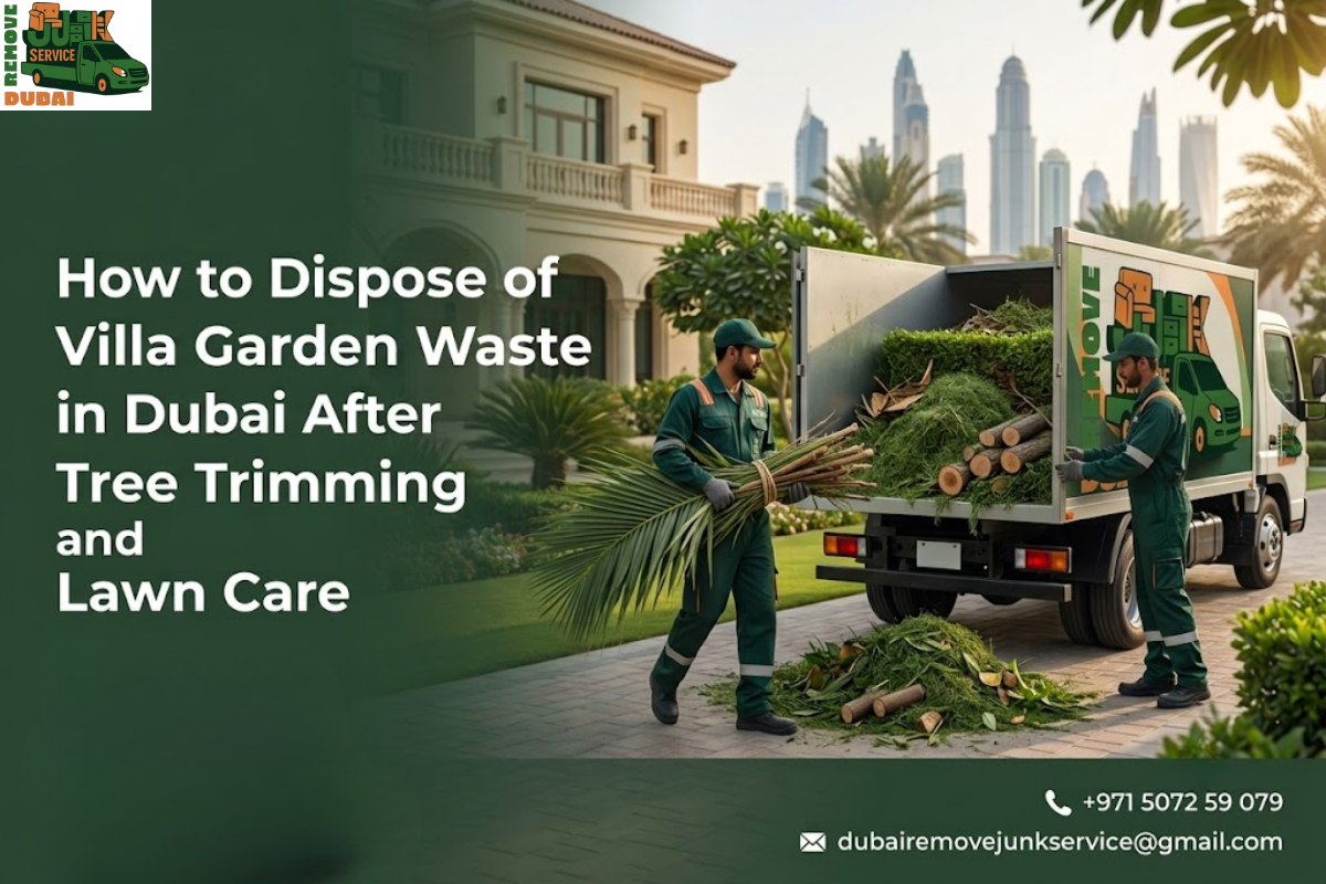 How to Dispose of Villa Garden Waste in Dubai After Tree Trimming and Lawn Care