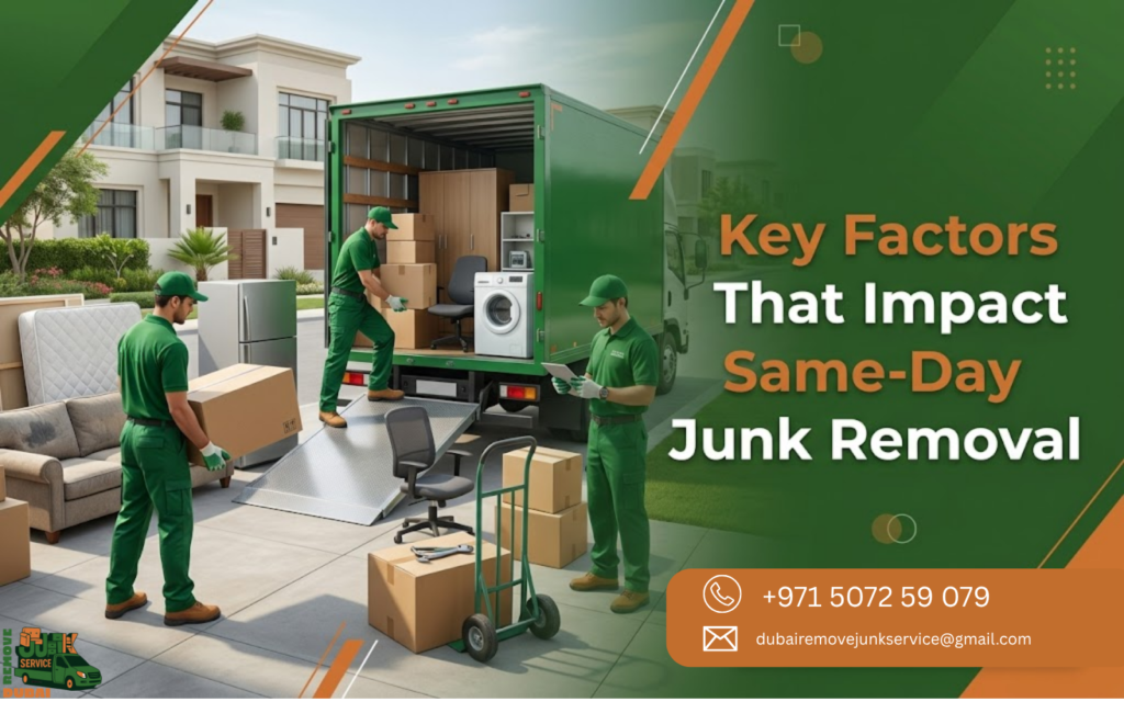 Key Factors That Impact Same-Day Junk Removal