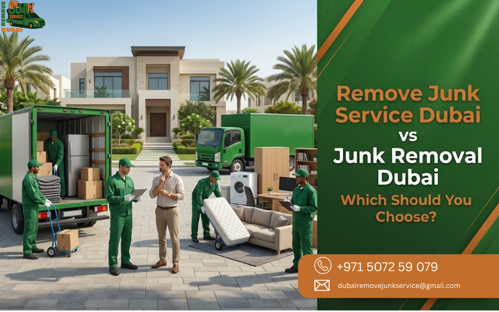 Remove Junk Service Dubai vs Junk Removal Dubai Which Should You Choose