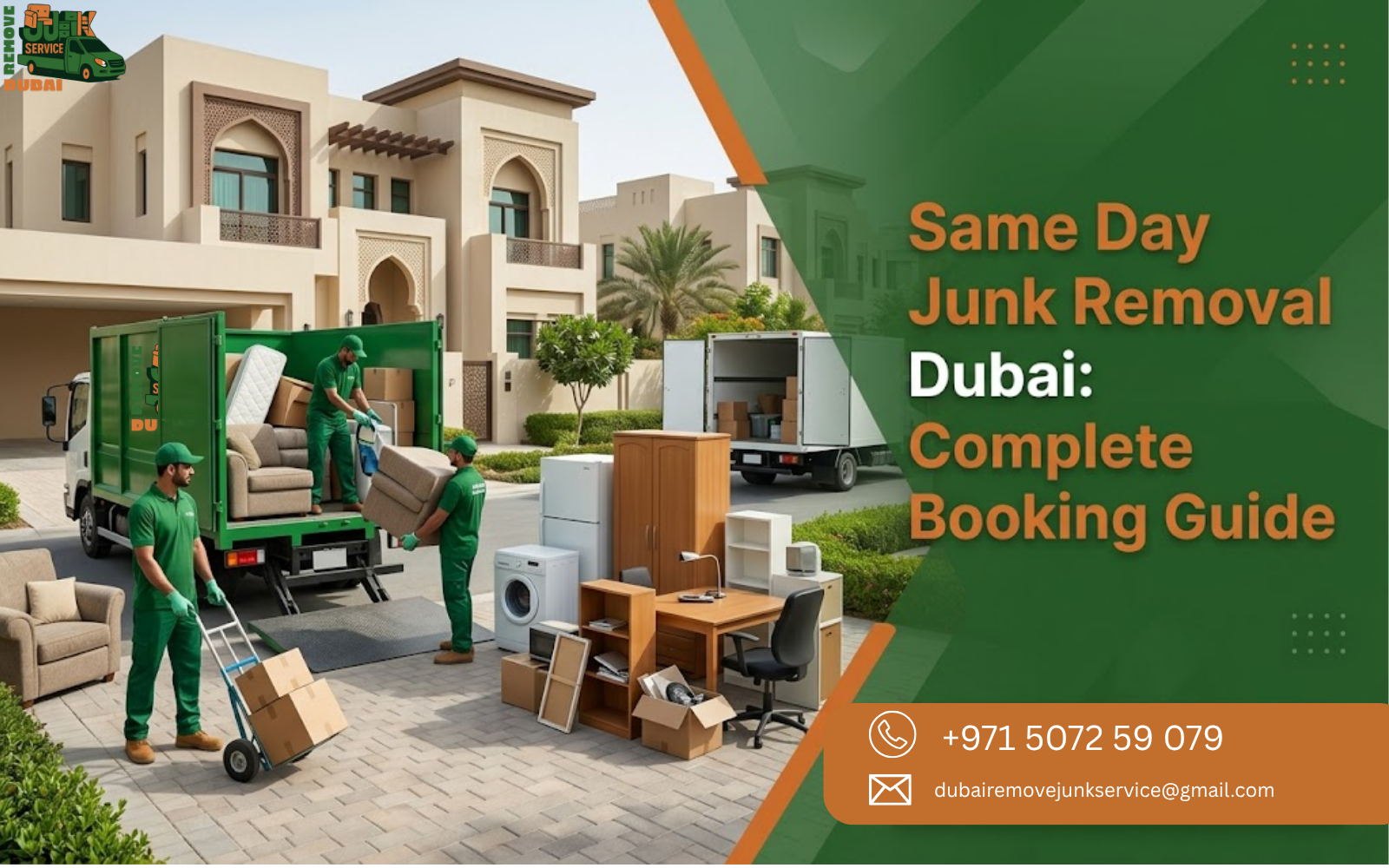 Same Day Junk Removal Dubai Complete Booking Guide