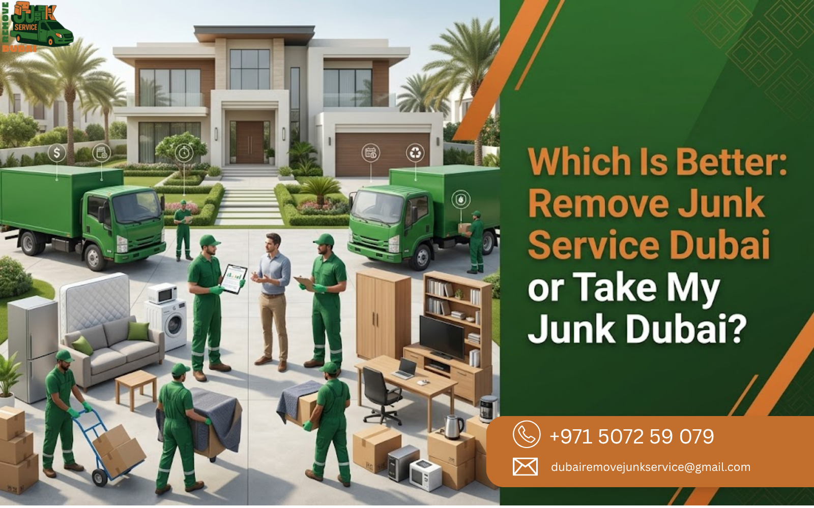 Which Is Better Remove Junk Service Dubai or Take My Junk Dubai