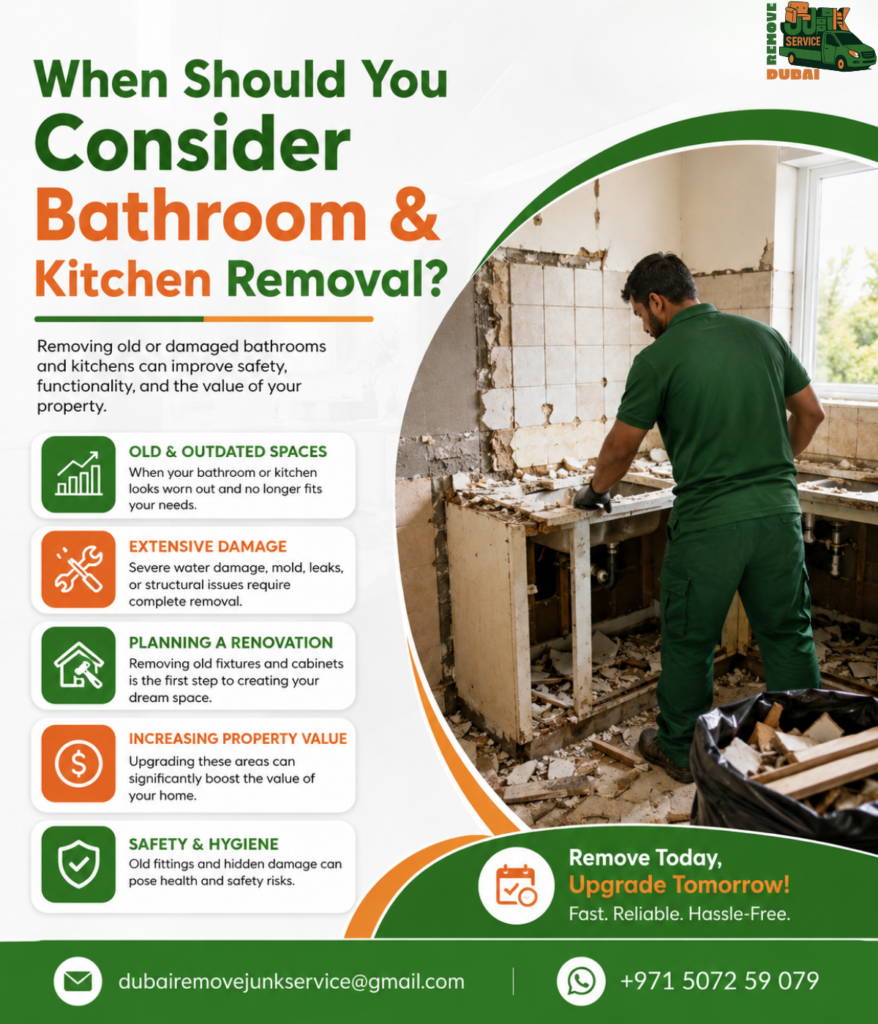 When Should You Consider Batjroom & Kitchen Removal
