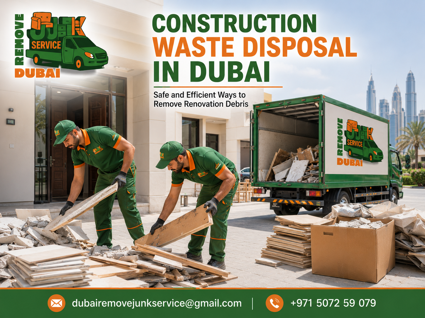 Construction Waste Disposal in Dubai