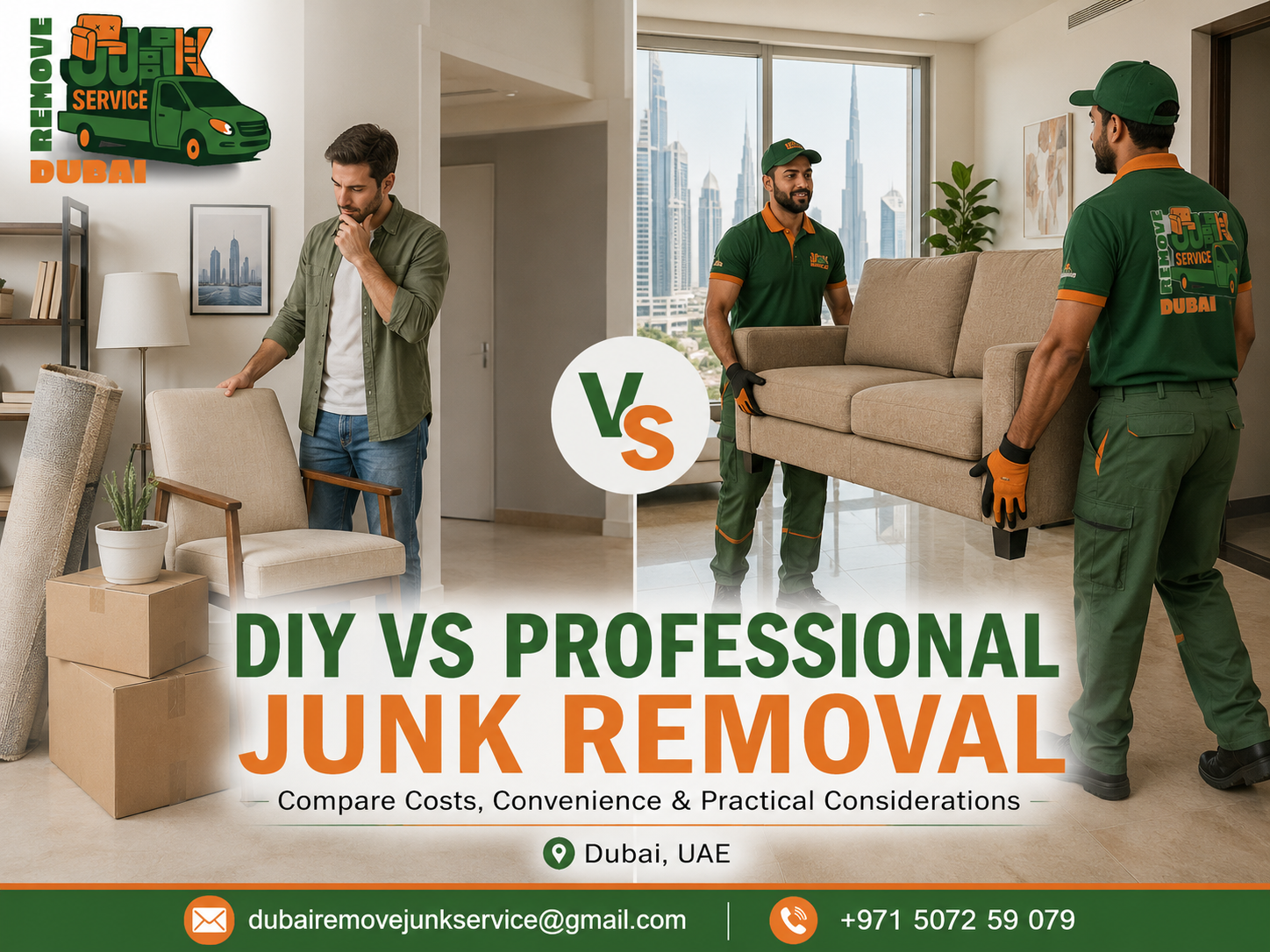 DIY vs Professional Junk Removal in Dubai