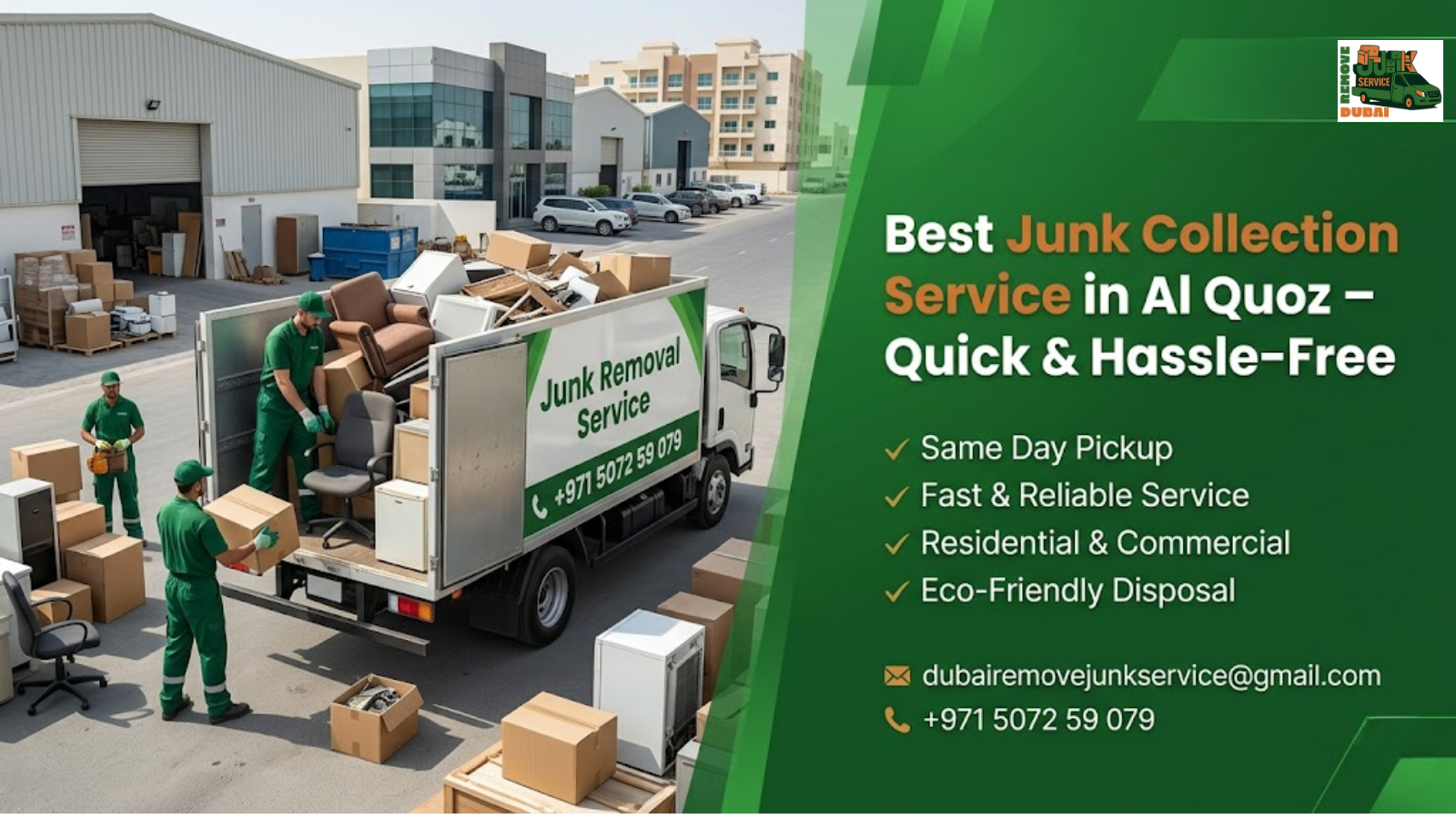 Best Junk Collection Service in Al Quoz – Quick & Hassle-Free Pickup
