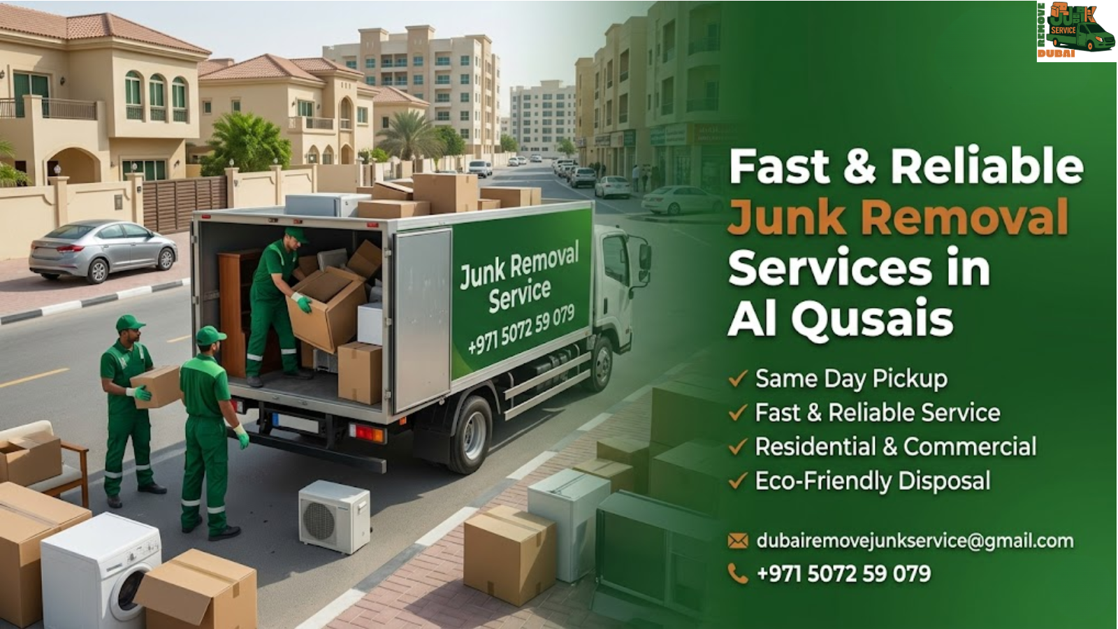 Fast & REliable Junk Removal Services in Al Qusais