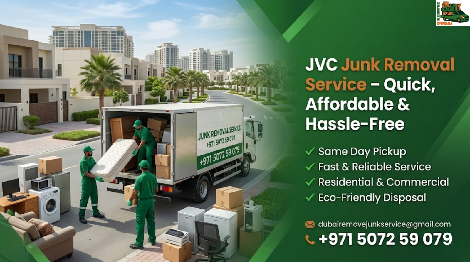 JVC Junk Removal Service – Quick, Affordable & Hassle-Free