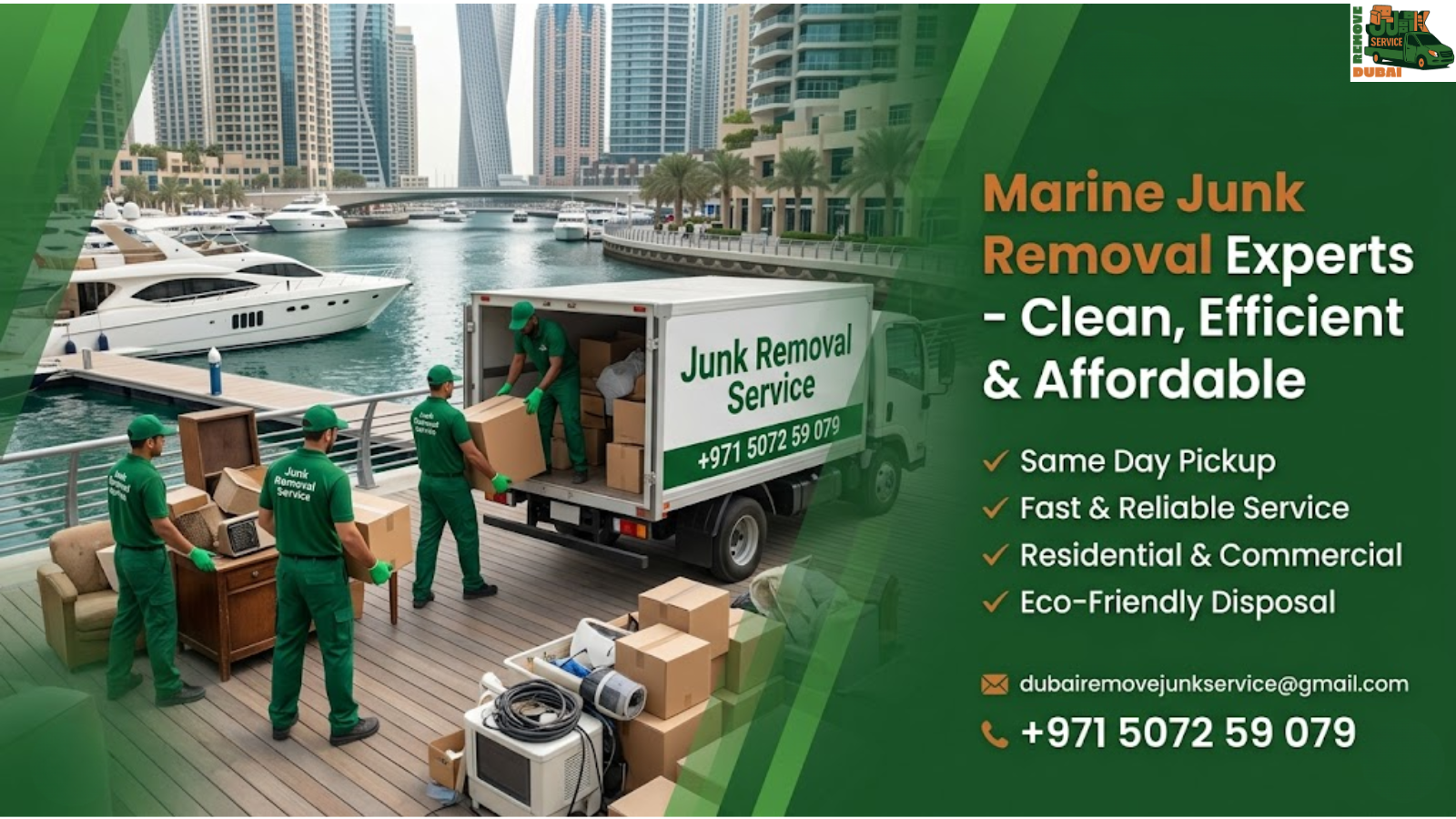 Marine Junk Removal Experts – Clean, Efficient & Affordable