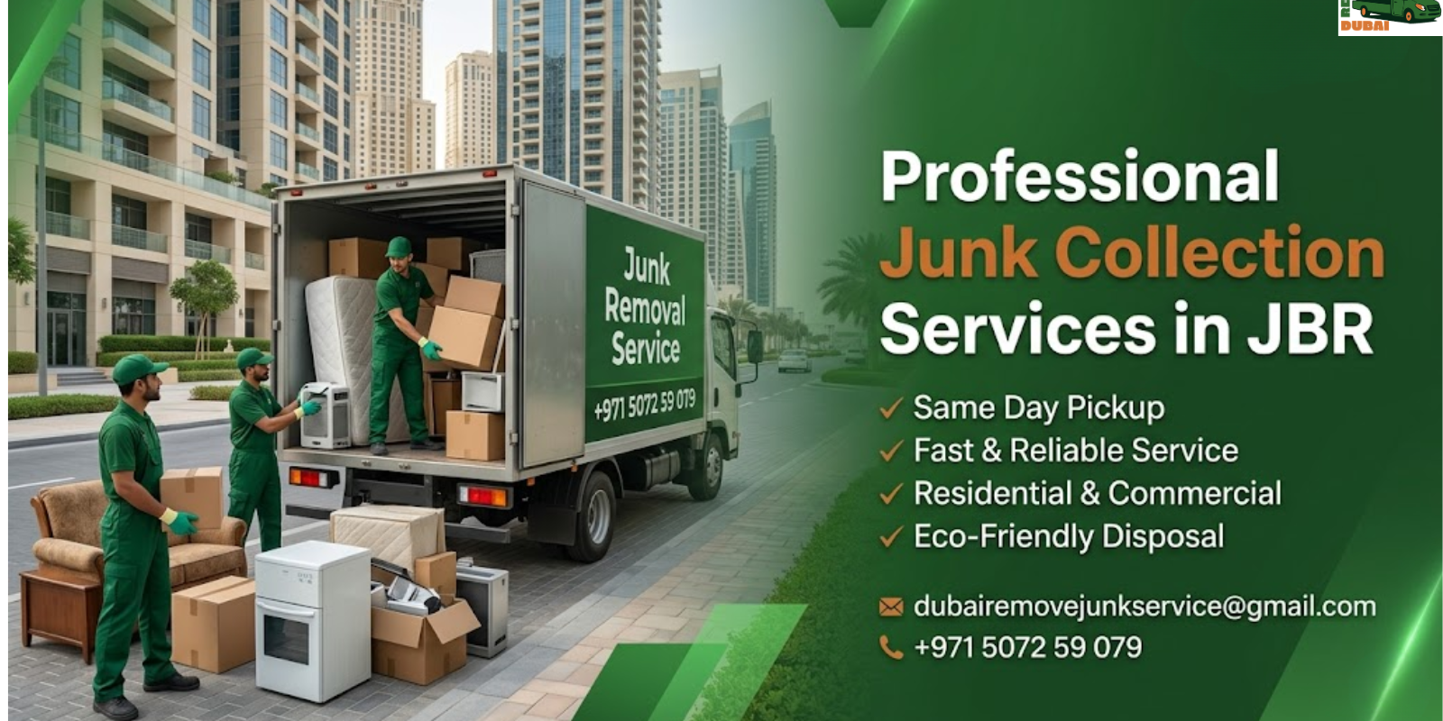 Professional Junk Colection Services in JBR