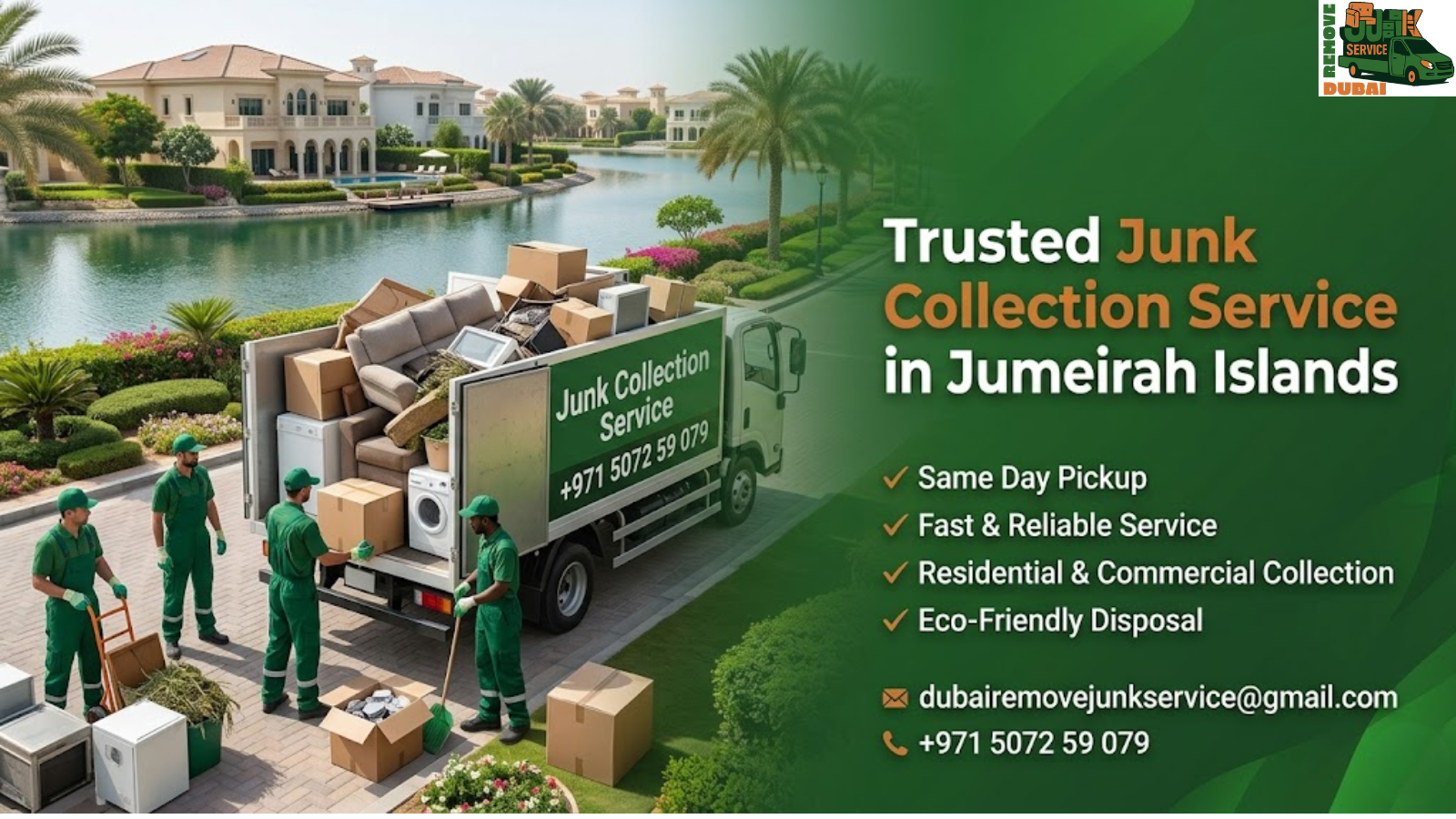 Trusted Junk Collection Services in Jumeirah Island